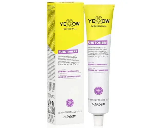 Tónovací barva na zesvětlené vlasy Yellow Professional Pure Toners 100 ml - odstín .21 Pearl Dream - perleťový + dárek zdarma