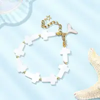 Shell Pearl Beaded Bracelets for Women