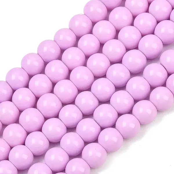 Painted Glass Bead Strands