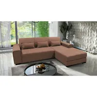 MID.YOU ROHOVÁ SEDAČKA, textil, starorůžová