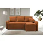 MID.YOU ROHOVÁ SEDAČKA, textil, rezavá