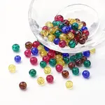 Baking Painted Crackle Glass Beads