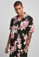 Viskózová AOP Resort Shirt darkjungle