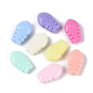 Opaque Plastic Beads