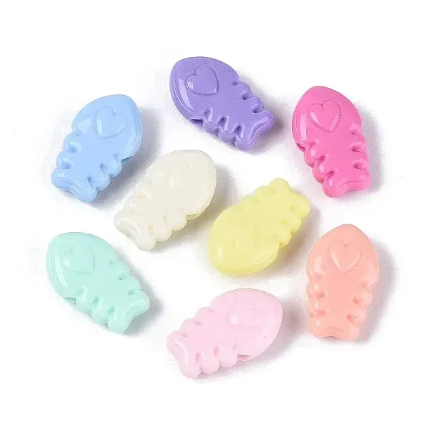 Opaque Plastic Beads