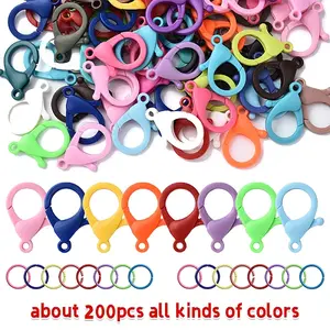 Acrylic Lobster Claw Clasps