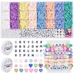 DIY Polymer Clay & Acrylic Beads Bracelets Making Kits