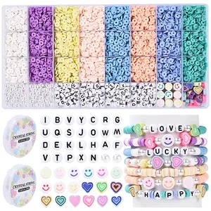 DIY Polymer Clay & Acrylic Beads Bracelets Making Kits