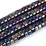 AB Color Plated Transparent Glass Beads Strands