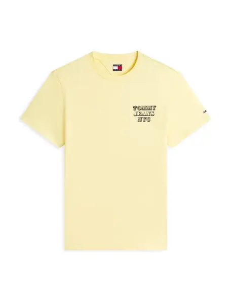 Tommy Jeans Tričko  žltá / čierna