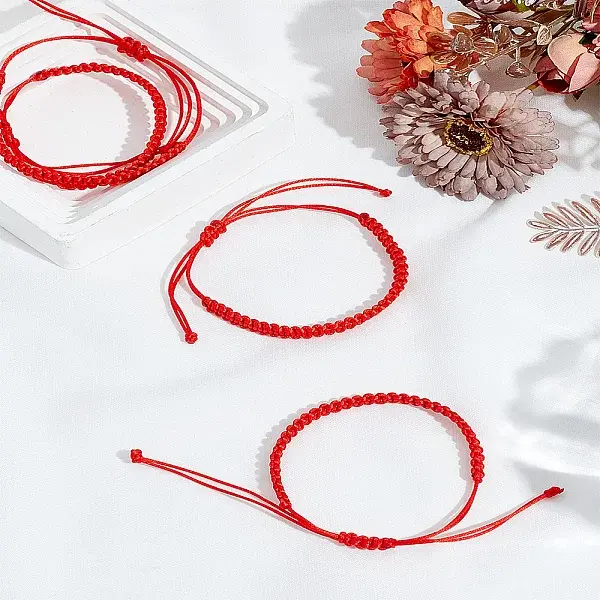 4Pcs Nylon String Cord Bracelets