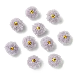 20Pcs Plush Pompom Pendants