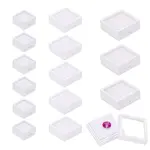 24Pcs Acrylic and Plastic Jewelry Box