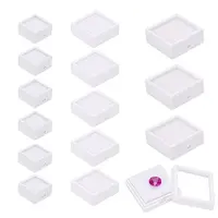 24Pcs Acrylic and Plastic Jewelry Box