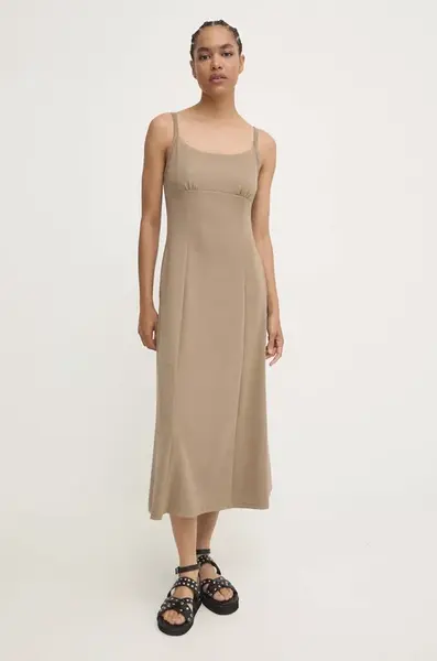 Šaty Answear.LAB zelená barva, midi