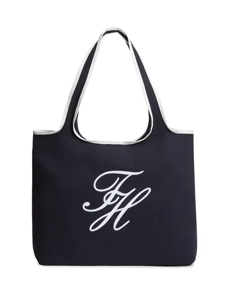 TOMMY HILFIGER Shopper  námornícka modrá / biela
