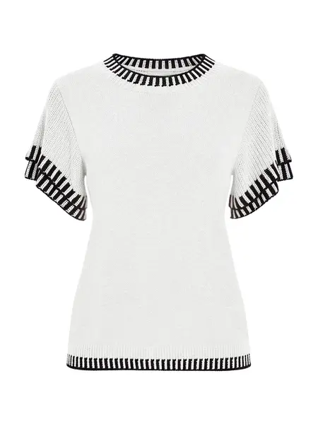 Imily Bela Sveter  čierna / biela