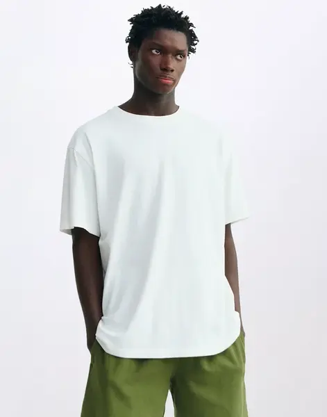 Thinking MU Sunny Aaron Tee WHITE L