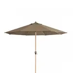 Slunečník s klikou s ULTRA UV ochranou Doppler ALU WOOD 3,5 m, hnědá DP438316846