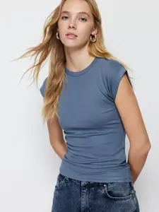 Trendyol Tričko  antracitová