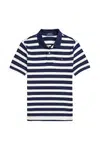 Dětská bavlněná polokošile Polo Ralph Lauren tmavomodrá barva, 323958166001
