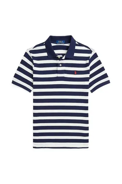 Dětská bavlněná polokošile Polo Ralph Lauren