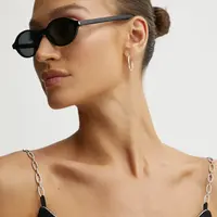 Sluneční brýle Saint Laurent JEANNE dámské, černá barva, SL 751