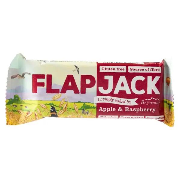BRYNMOR Flapjack ovesný malina-jablečná šťáva bezlepkový 80 g