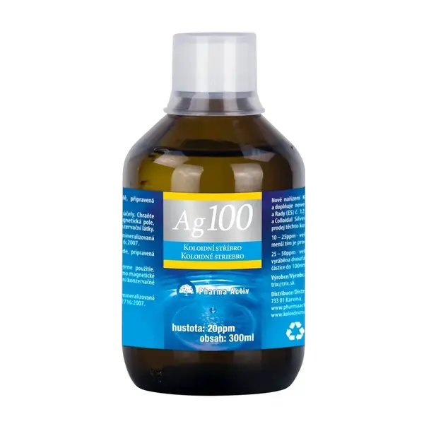 Pharma Activ Koloidní stříbro Ag100 20ppm 300 ml