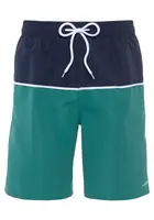 s.Oliver Plavecké šortky  námornícka modrá / petrolejová / biela
