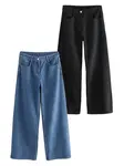 The Set Džínsy  modrá denim / čierny denim