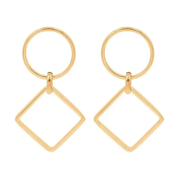 Pozlacené náušnice Lilou California