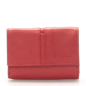 Kožená červená peněženka - Delami 9386