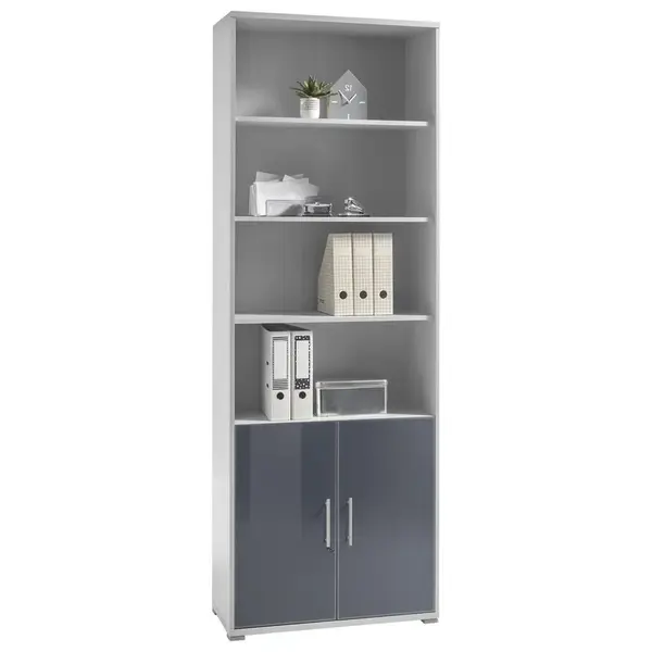 Livetastic SKŘÍŇ NA ŠANONY, světle šedá, barvy grafitu, 79/220/35 cm