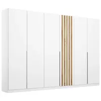 Rauch Möbel ŠATNÍ SKŘÍŇ S OTOČNÝMI DVEŘMI, bílá, dub artisan, 271/210/54 cm