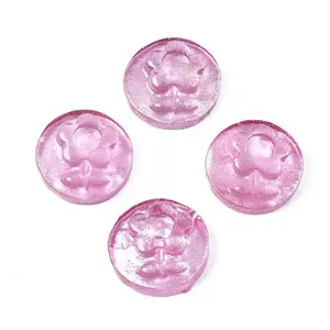Spray Painted Transparent Resin Cabochons