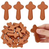 20Pcs Wooden Cross Wall Ornaments