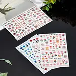4 Sheets 4 Styles Nail Art Stickers Decals