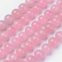 Pink Color Natural Madagascar Rose Quartz Beads Strands
