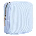Corduroy Cloth Cosmetic Zipper Bags