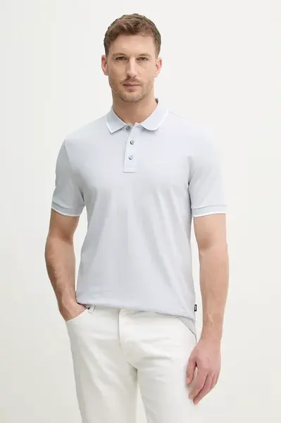 Bavlněné polo tričko BOSS