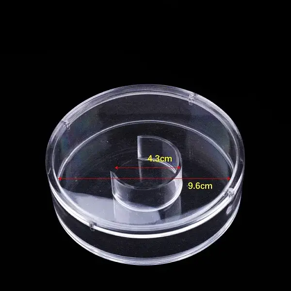 Round Plastic Single Bracelet Display Case