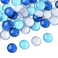 50Pcs 3 Colors Glass Cabochons