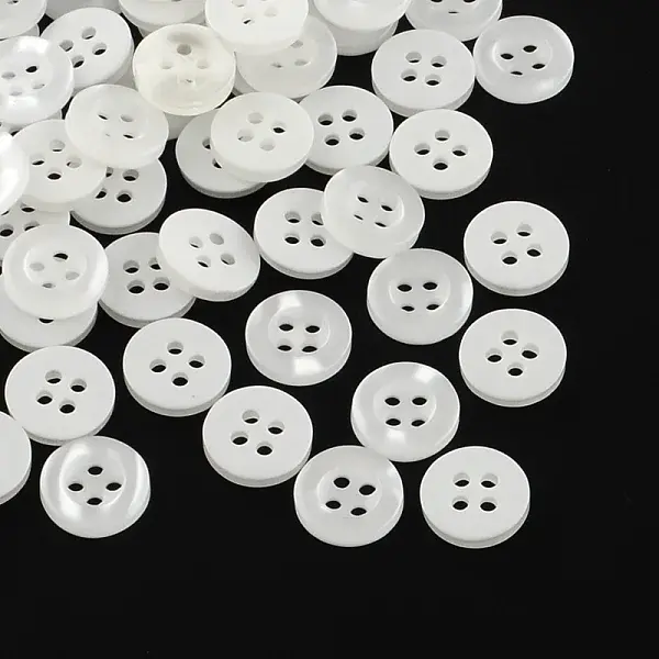 4-Hole Plastic Buttons