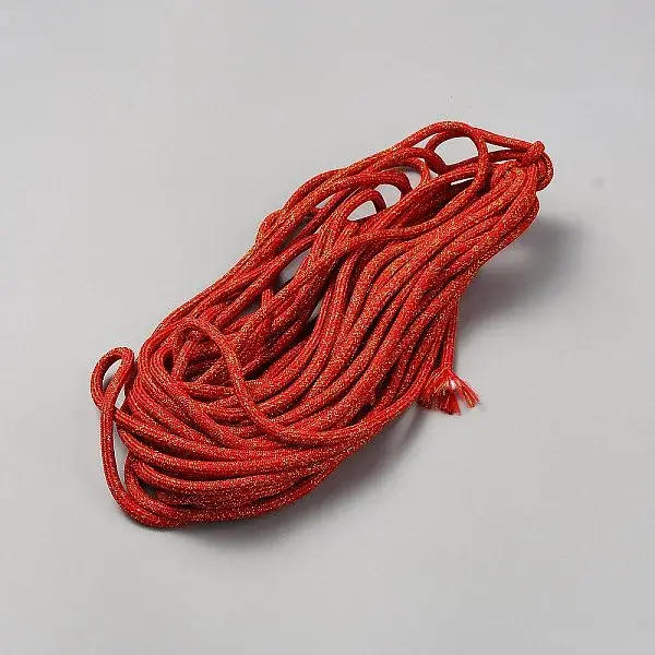 Round Polyester Golde Metallic Cord