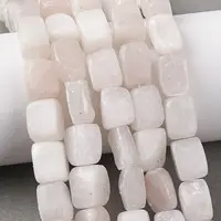 Natural Selenite Beads Strands