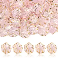 100Pcs Opaque Acrylic Pendants