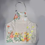 Flower Pattern Polyester Sleeveless Apron