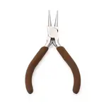 55# Steel Round Nose Pliers with Non-Slip Comfort Grip Handles