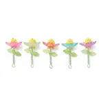 Glass Seed Beaded Flower Pendants